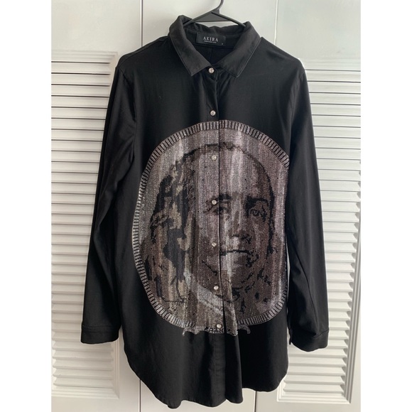 Button Down Money Shirt - Picture 1 of 4